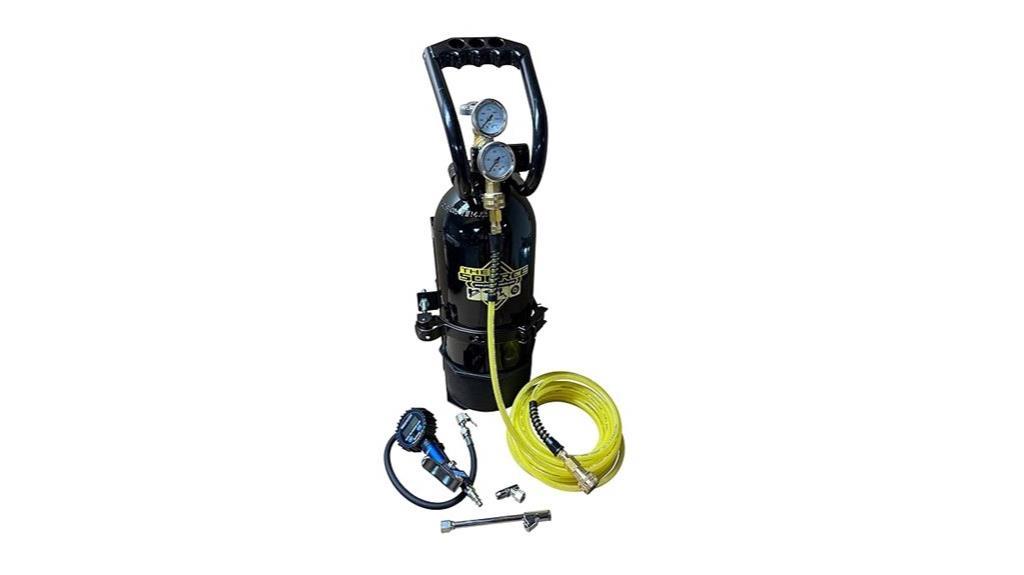 nitrogen cylinder tire system