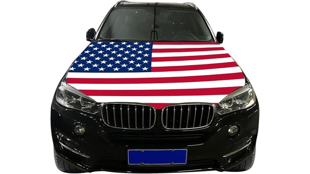 patriotic american hood banner