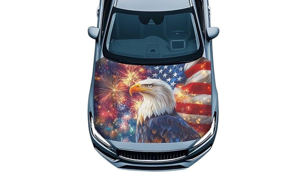 patriotic eagle flag cover