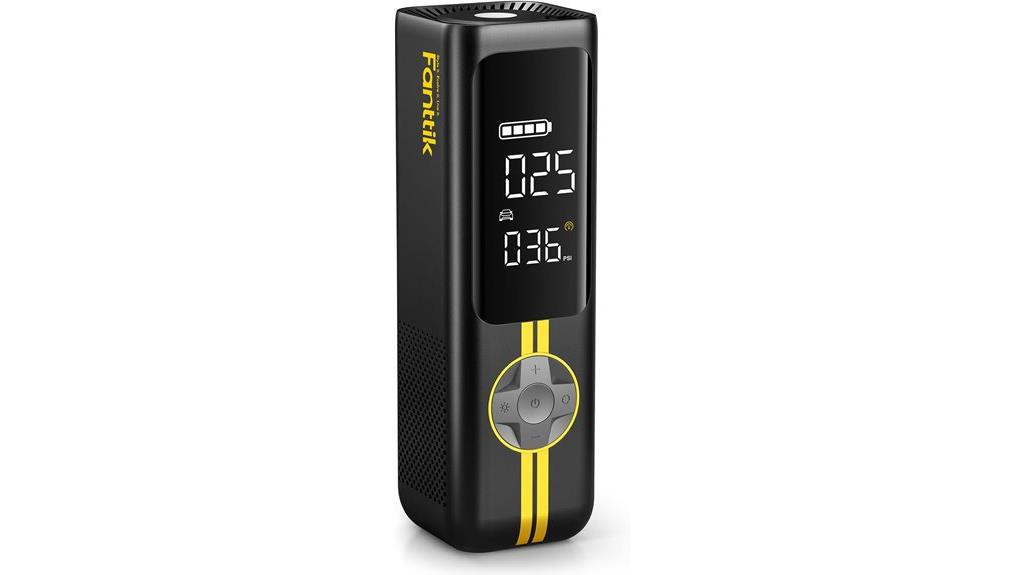portable inflator with led