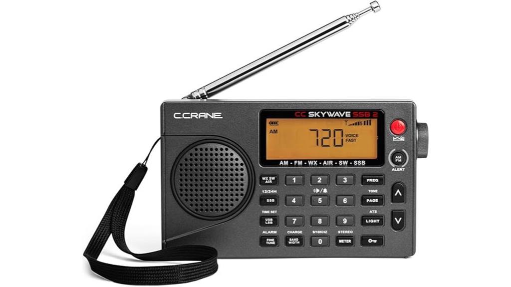 portable skywave travel radio