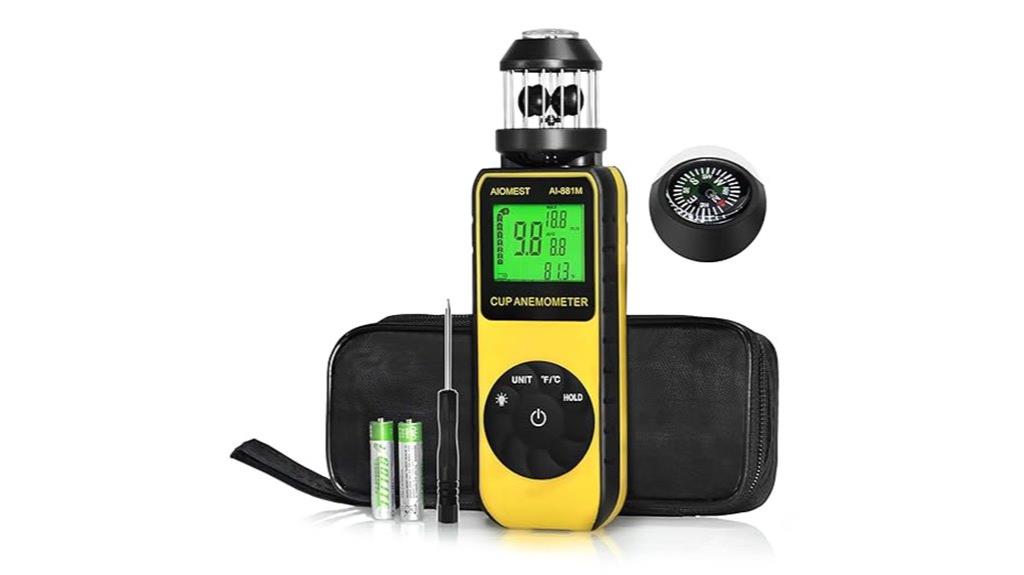 portable wind speed device