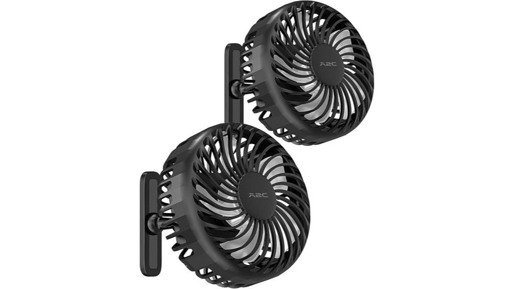 rechargeable magnetic golf fan