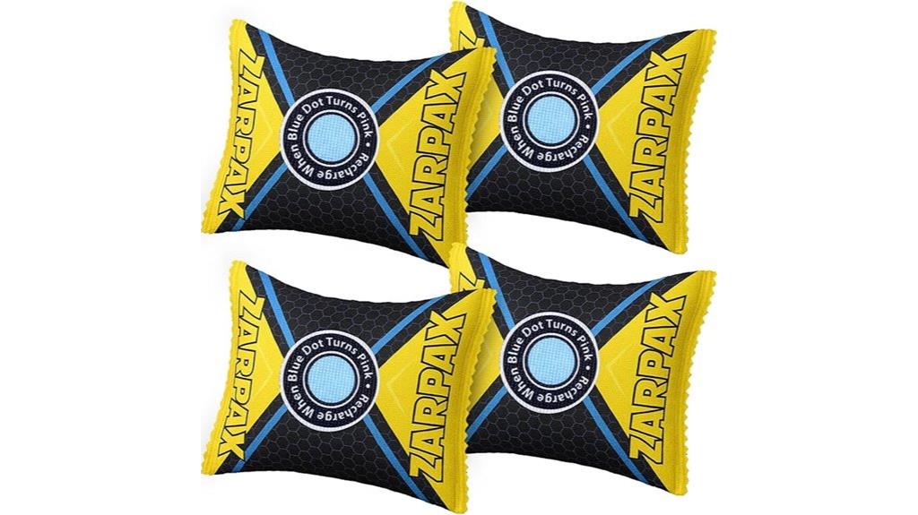 reusable moisture absorber packs