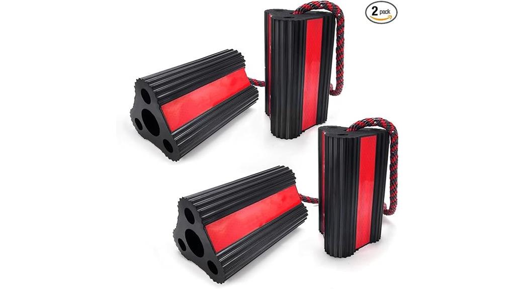 rv and trailer wheel chocks