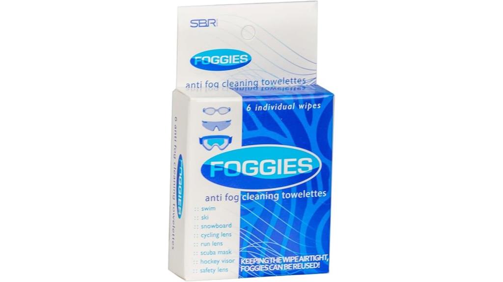 six pack lens cleaning wipes