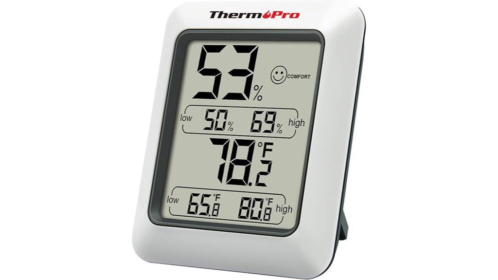 thermometer and hygrometer device