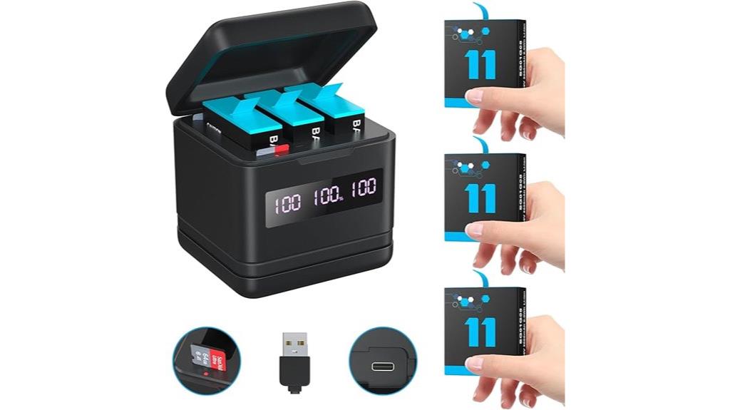 three battery pack set