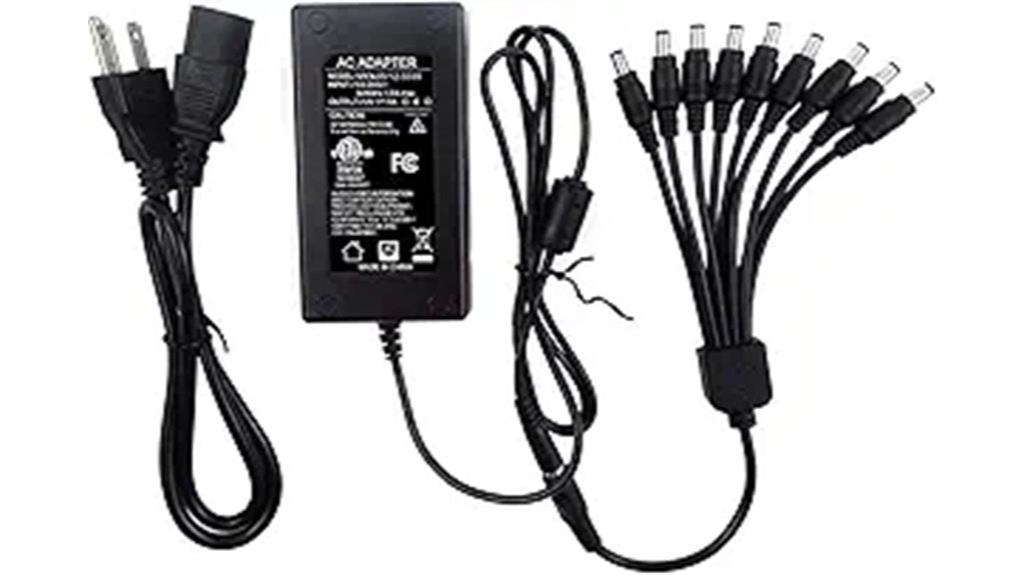 tigersecu camera power adapter