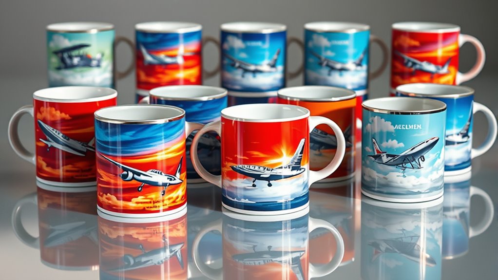 top aviation coffee mug collection