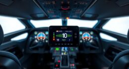 top cockpit noise level meters