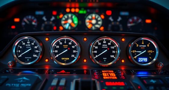 top cockpit oxygen meter selection