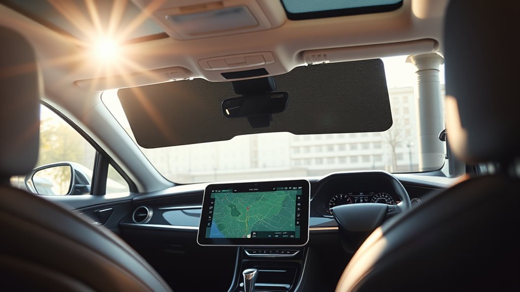 top cockpit tablet sunshades