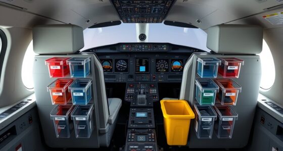 top cockpit trash container options
