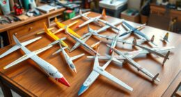 top glider model kit selections