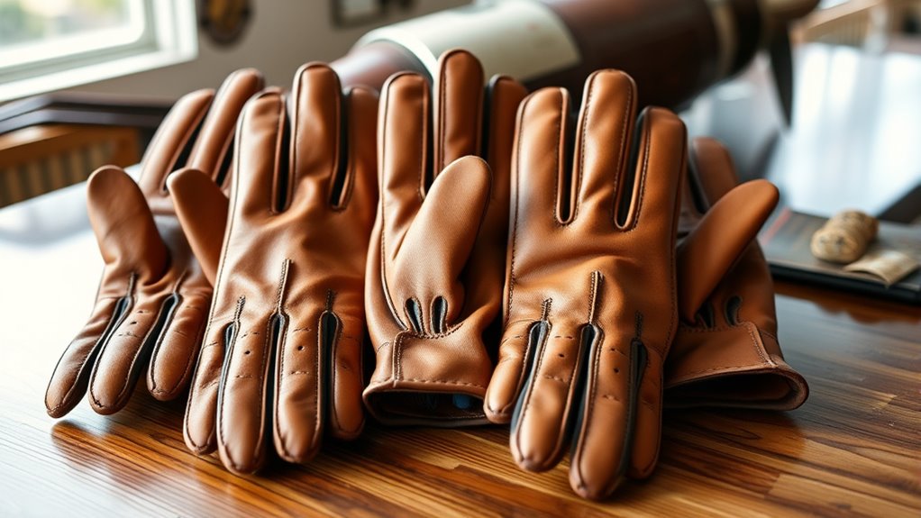 top leather flight gloves