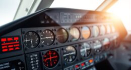 top pilot cockpit sticker sets