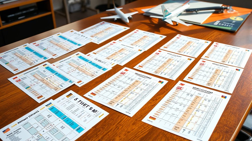 top runway distance reference cards