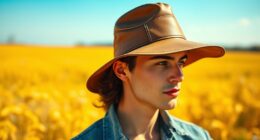 top wide brim pilot hats