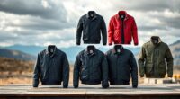top windproof pilot jackets