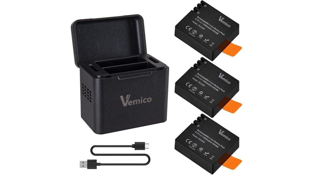 triple usb c camera charger