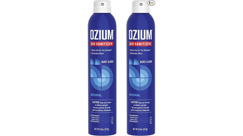 two 8oz odor eliminators
