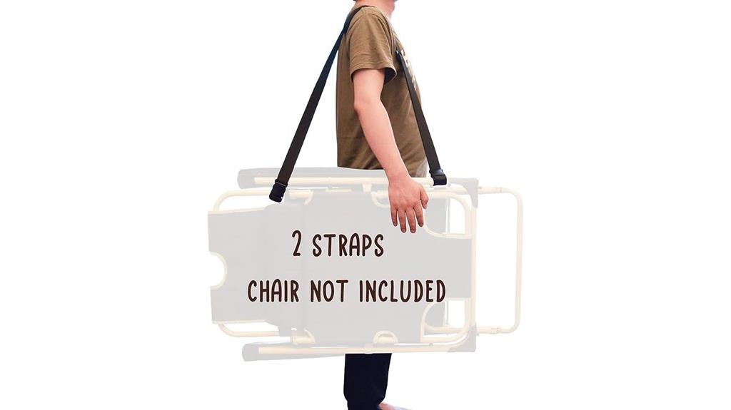 two pack beach chair straps