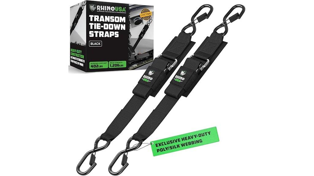 two pack boat trailer straps