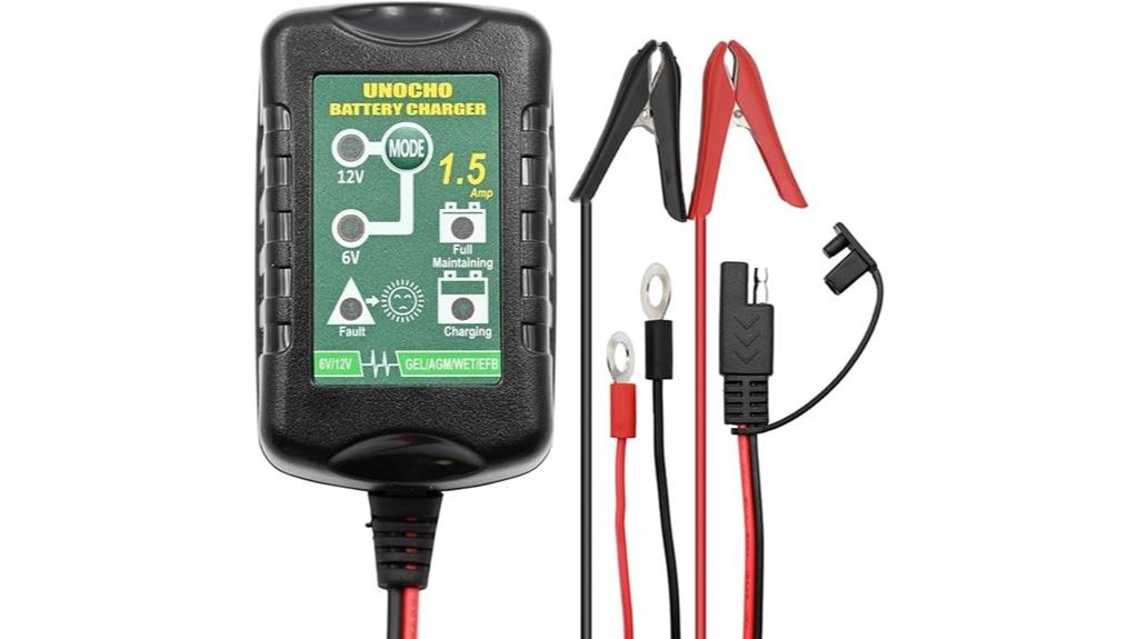 versatile 6v 12v battery charger