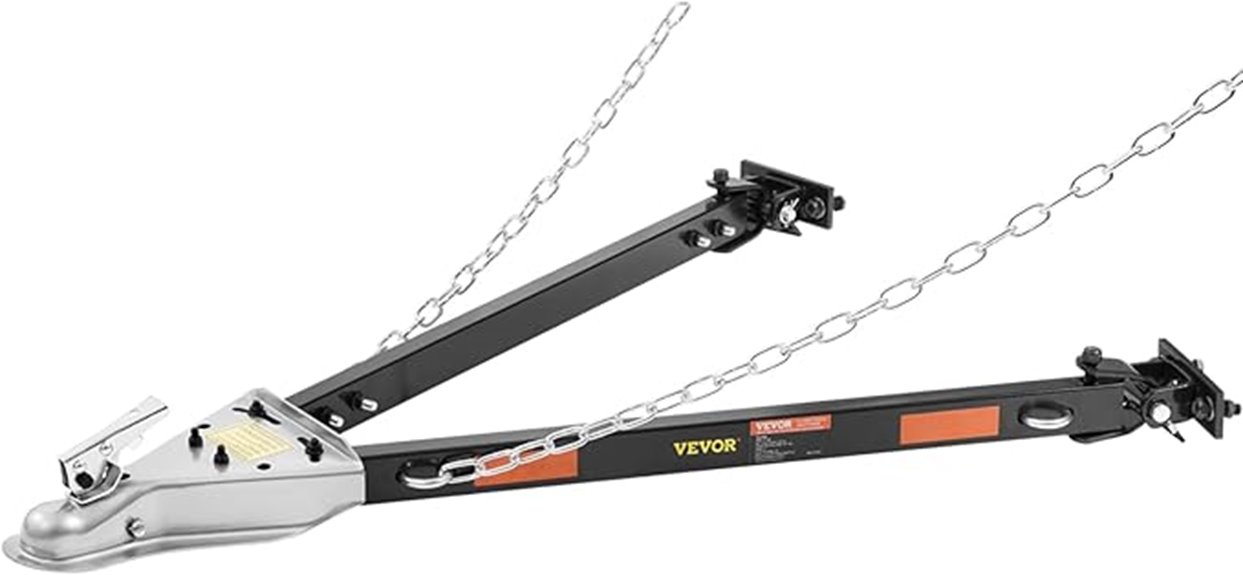 vevor 5500 lbs tow bar