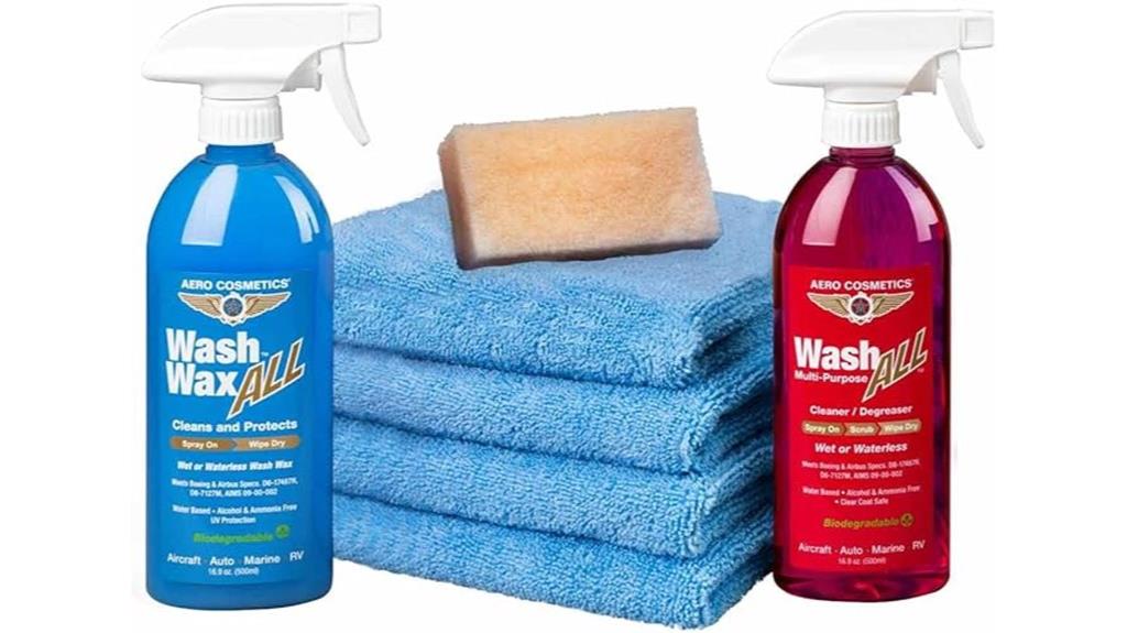 waterless aircraft cleaning kit