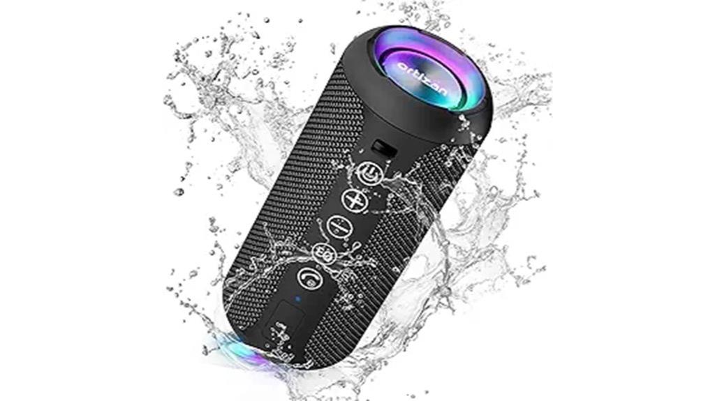 waterproof portable bluetooth speaker