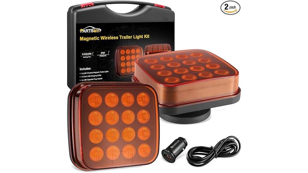 wireless truck hazard lights