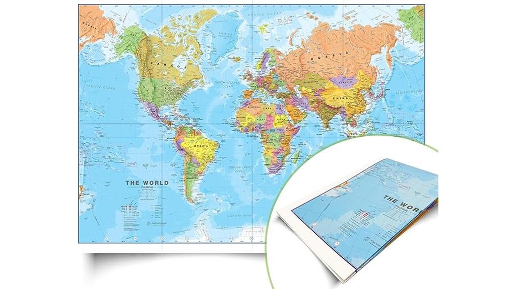 world map 2025 folded