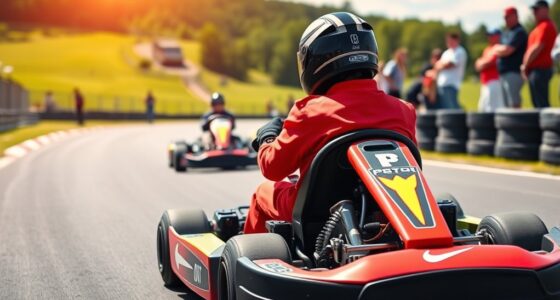 begin racing at entry level