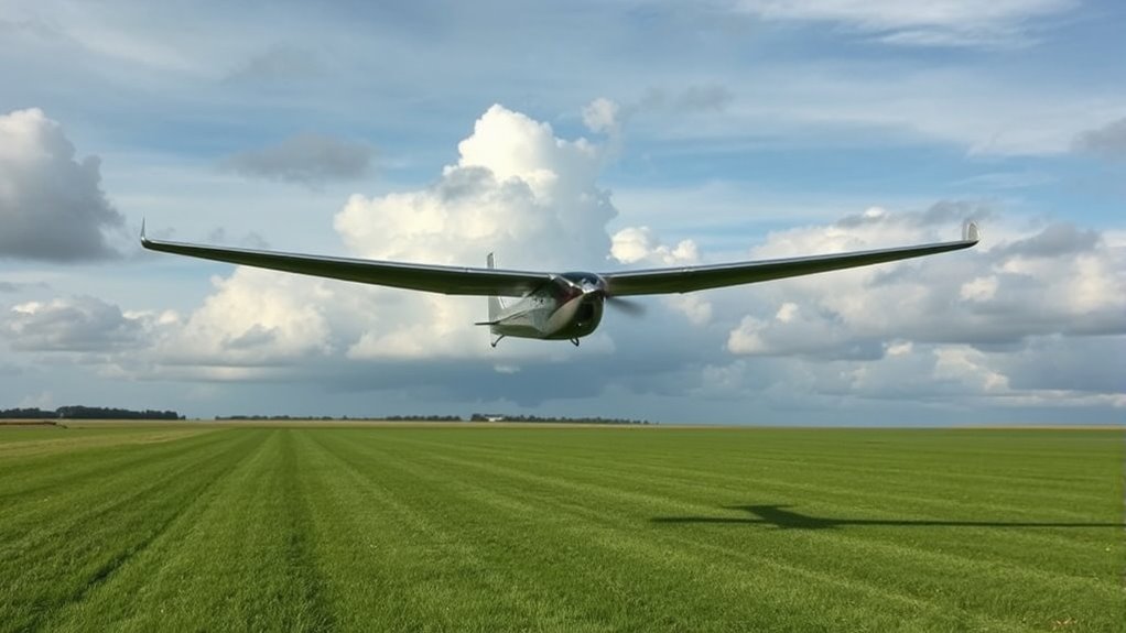 crosswind sailplane landing techniques