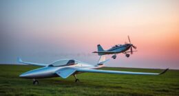 glider to powered transition