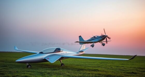 glider to powered transition