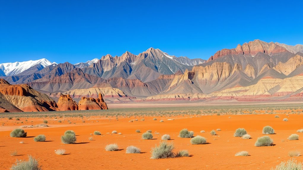 nevada landscapes mountains deserts