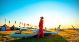 participating in soaring event