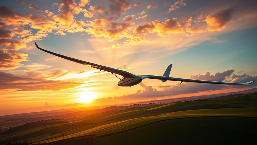 precise glider landing techniques