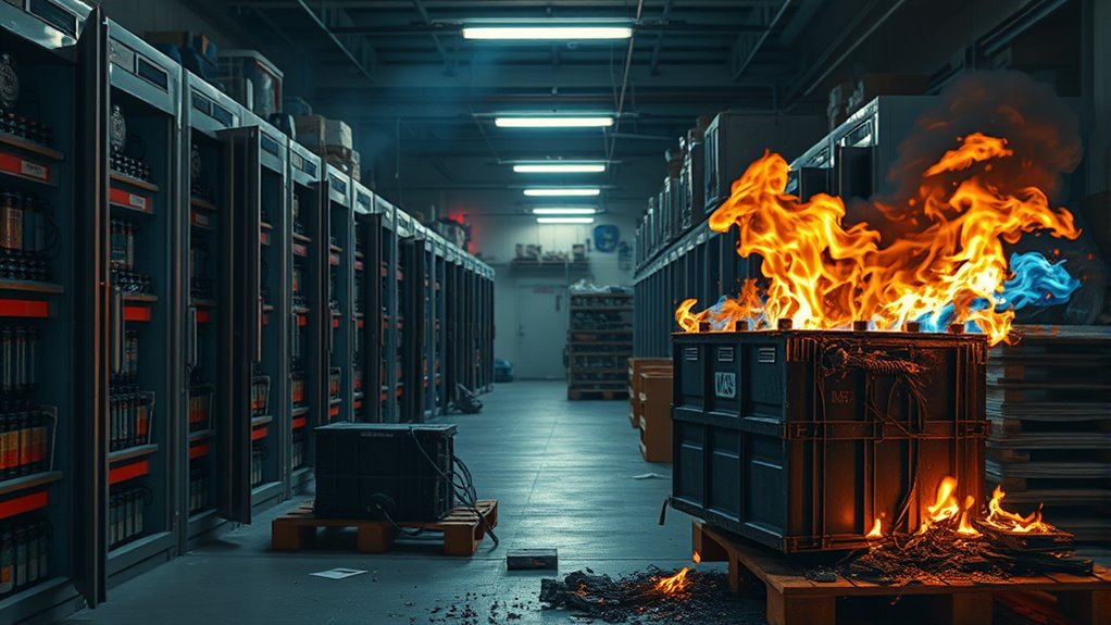 proper battery handling and storage