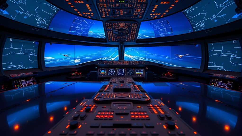 realistic immersive flight simulation