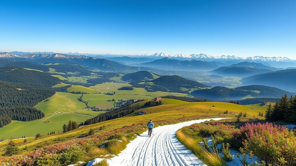 scenic well maintained ski trails