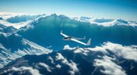 wave lift enables high altitude soaring