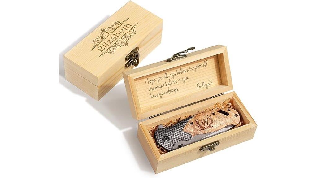 engraved pocket knife gift