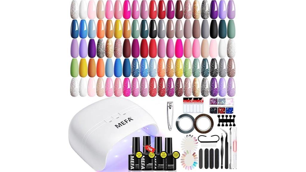 gel nail kit with uv