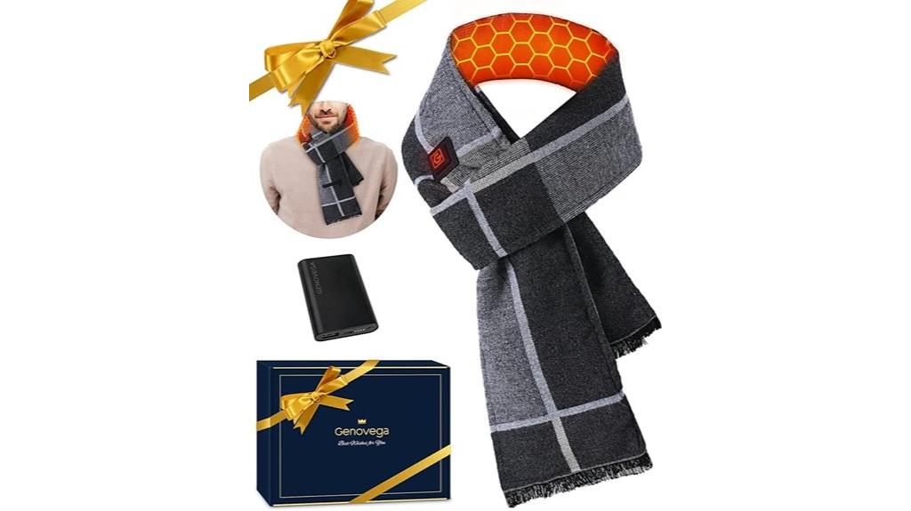 heated men s gift scarf