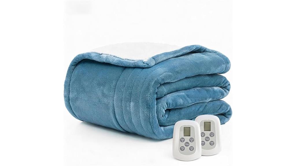 king size dual control heated blanket