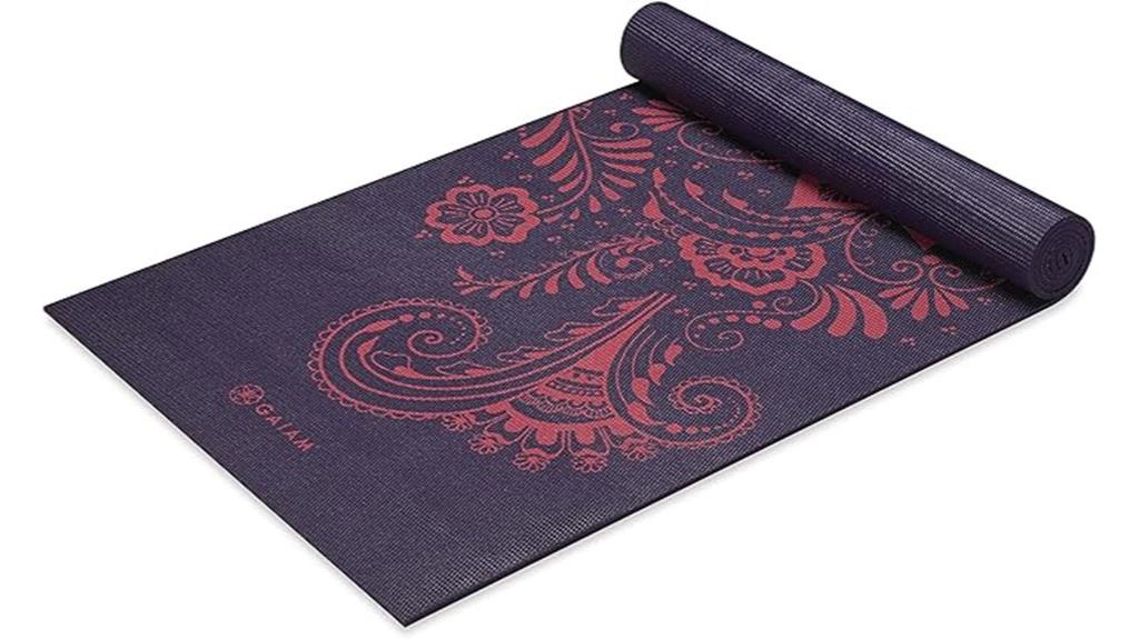 thick non slip yoga mat